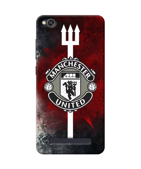 Manchester United Redmi 4a Back Cover