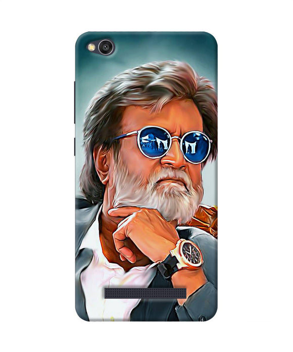 Rajnikant Painting Redmi 4a Back Cover