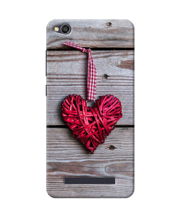 Lace Heart Redmi 4a Back Cover