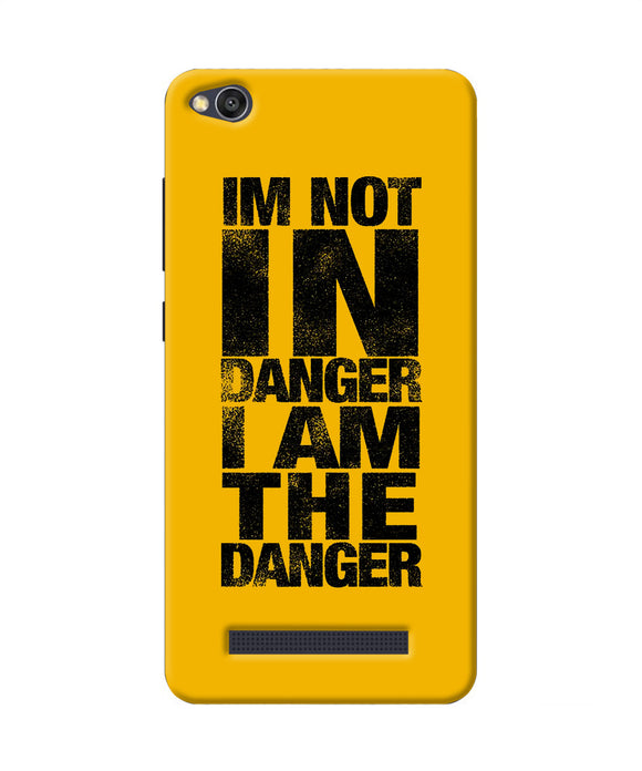Im Not In Danger Quote Redmi 4a Back Cover