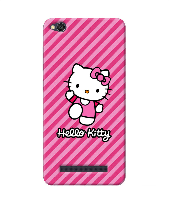 Hello Kitty Pink Redmi 4a Back Cover