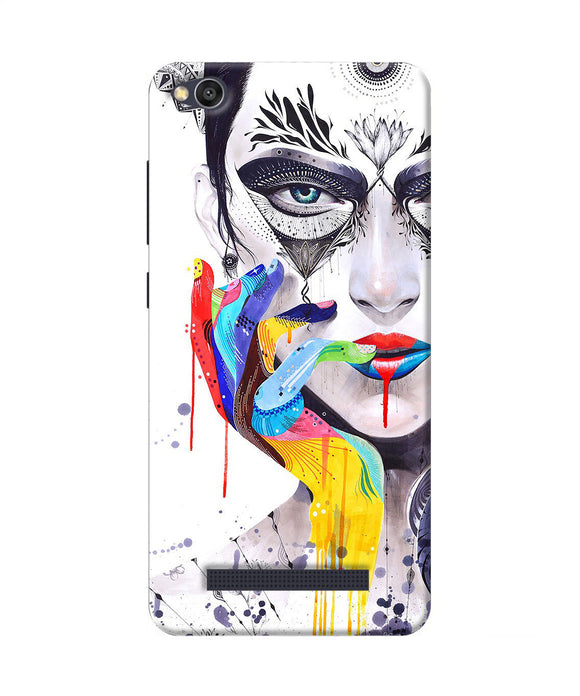 Girl Color Hand Redmi 4a Back Cover