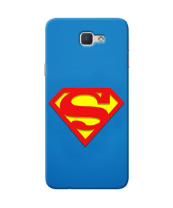 Superman Blue Samsung J7 Prime Real 4D Back Cover