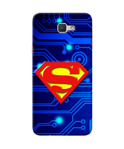 Superman Abstract Samsung J7 Prime Real 4D Back Cover