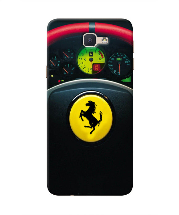 Ferrari Steeriing Wheel Samsung J7 Prime Real 4D Back Cover