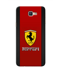 Ferrari Abstract Red Samsung J7 Prime Real 4D Back Cover