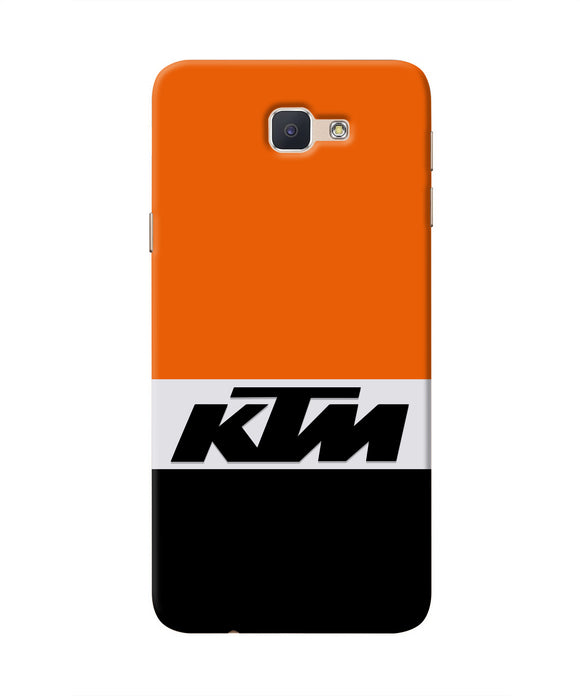 KTM Colorblock Samsung J7 Prime Real 4D Back Cover