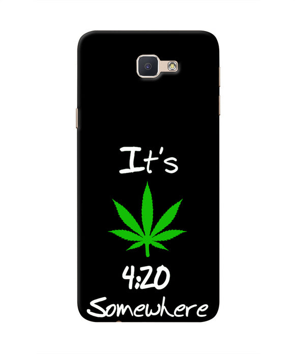 Weed Quote Samsung J7 Prime Real 4D Back Cover
