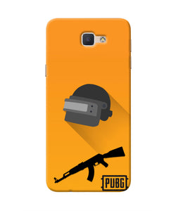 PUBG Helmet and Gun Samsung J7 Prime Real 4D Back Cover