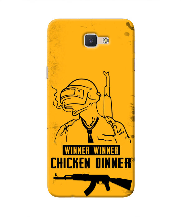 PUBG Chicken Dinner Samsung J7 Prime Real 4D Back Cover