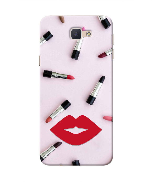 Lips Lipstick Shades Samsung J7 Prime Real 4D Back Cover
