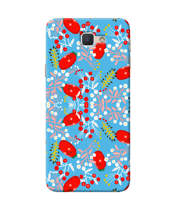 Small Red Animation Pattern Samsung J7 Prime Back Cover