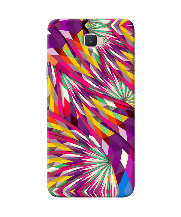 Abstract Colorful Print Samsung J7 Prime Back Cover