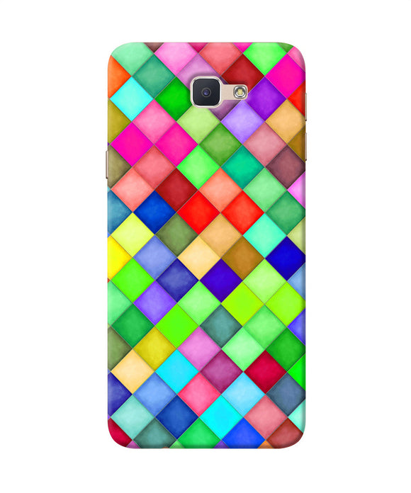 Abstract Colorful Squares Samsung J7 Prime Back Cover