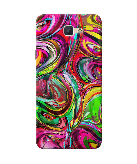 Abstract Colorful Ink Samsung J7 Prime Back Cover