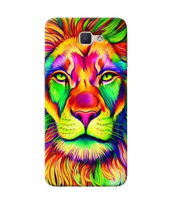 Lion Color Poster Samsung J7 Prime Back Cover