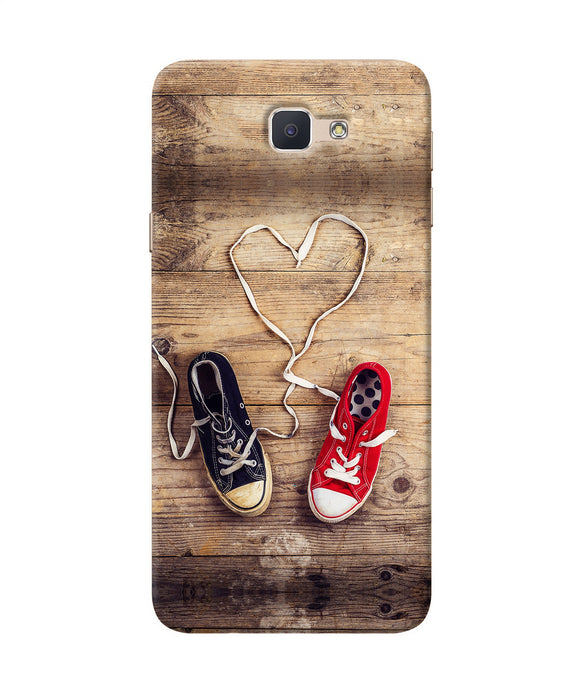 Shoelace Heart Samsung J7 Prime Back Cover