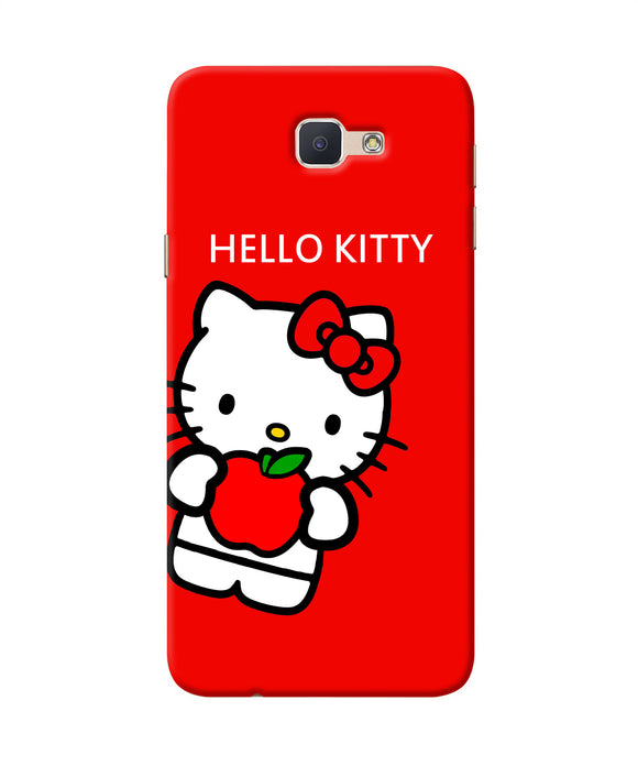 Hello Kitty Red Samsung J7 Prime Back Cover
