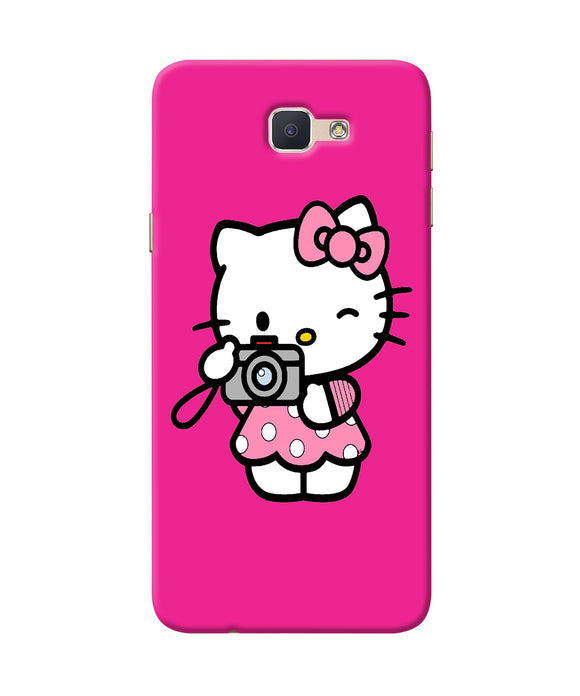 Hello Kitty Cam Pink Samsung J7 Prime Back Cover