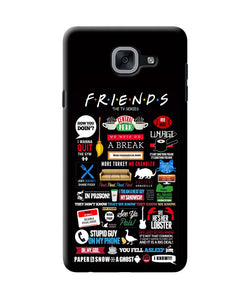 Friends Samsung J7 Max Back Cover