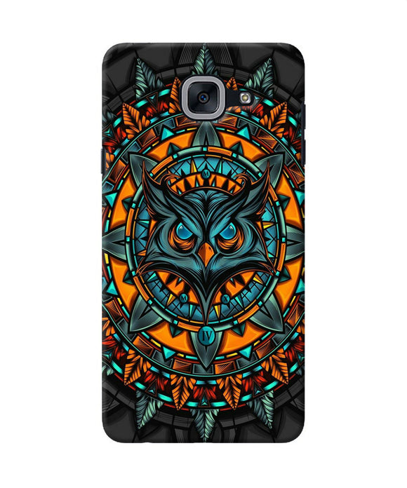 Angry Owl Art Samsung J7 Max Back Cover