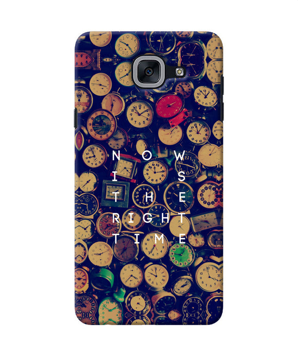 Now Is The Right Time Quote Samsung J7 Max Back Cover