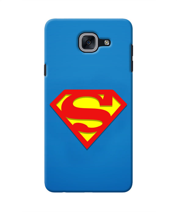 Superman Blue Samsung J7 Max Real 4D Back Cover