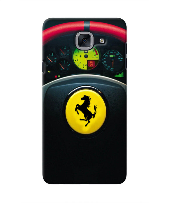 Ferrari Steeriing Wheel Samsung J7 Max Real 4D Back Cover