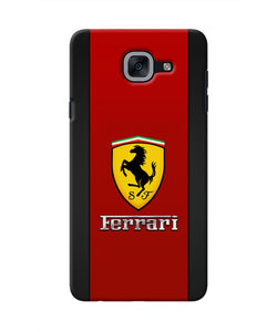 Ferrari Abstract Red Samsung J7 Max Real 4D Back Cover