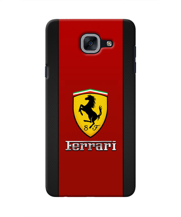 Ferrari Abstract Red Samsung J7 Max Real 4D Back Cover