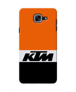 KTM Colorblock Samsung J7 Max Real 4D Back Cover