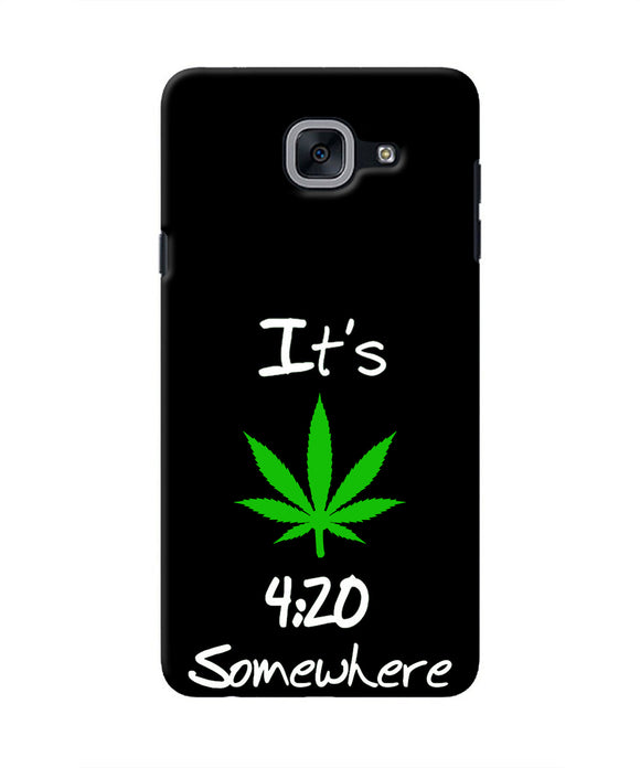 Weed Quote Samsung J7 Max Real 4D Back Cover