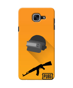 PUBG Helmet and Gun Samsung J7 Max Real 4D Back Cover