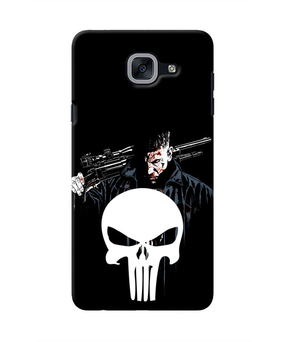 Punisher Character Samsung J7 Max Real 4D Back Cover