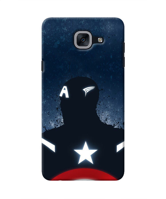 Captain america Shield Samsung J7 Max Real 4D Back Cover