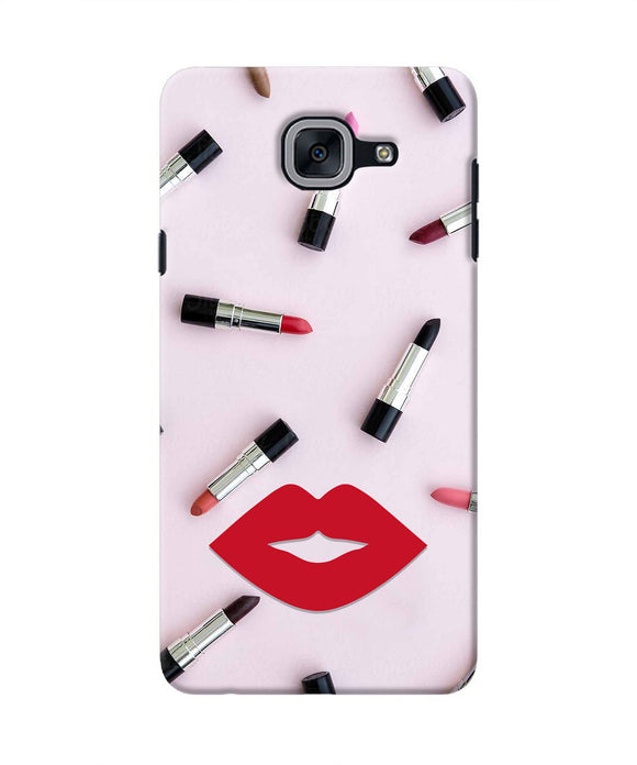 Lips Lipstick Shades Samsung J7 Max Real 4D Back Cover