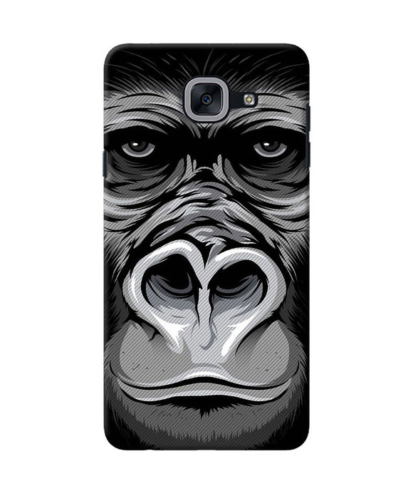 Black Chimpanzee Samsung J7 Max Back Cover