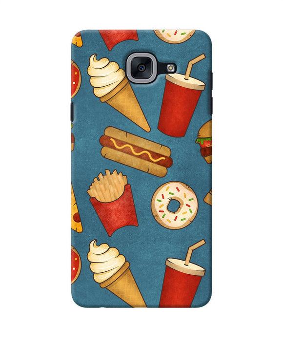 Abstract Food Print Samsung J7 Max Back Cover