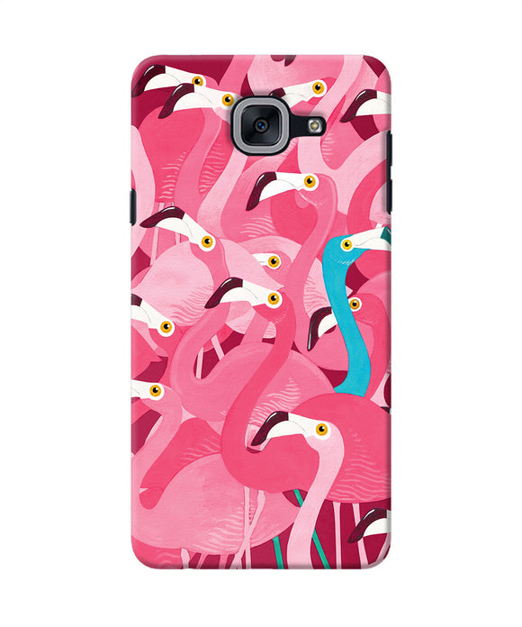 Abstract Sheer Bird Pink Print Samsung J7 Max Back Cover