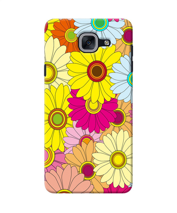Abstract Colorful Flowers Samsung J7 Max Back Cover