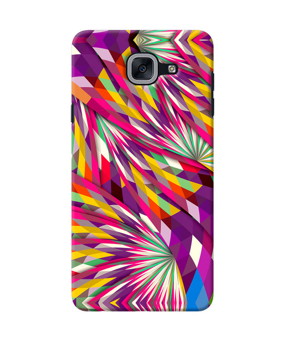 Abstract Colorful Print Samsung J7 Max Back Cover