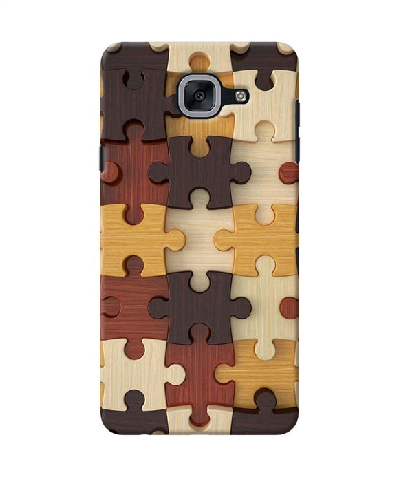 Wooden Puzzle Samsung J7 Max Back Cover