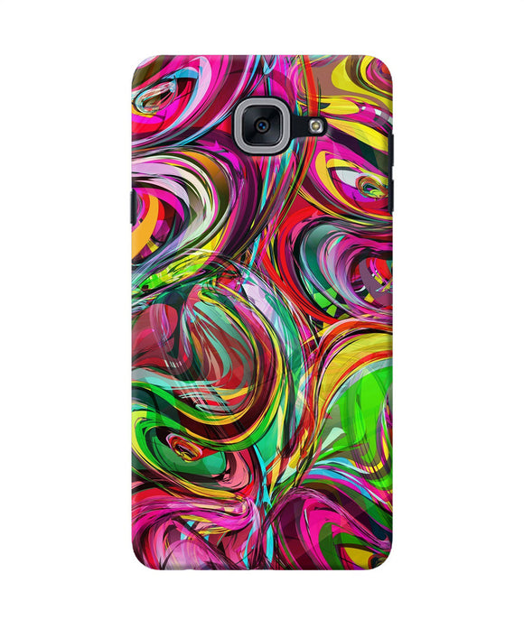 Abstract Colorful Ink Samsung J7 Max Back Cover