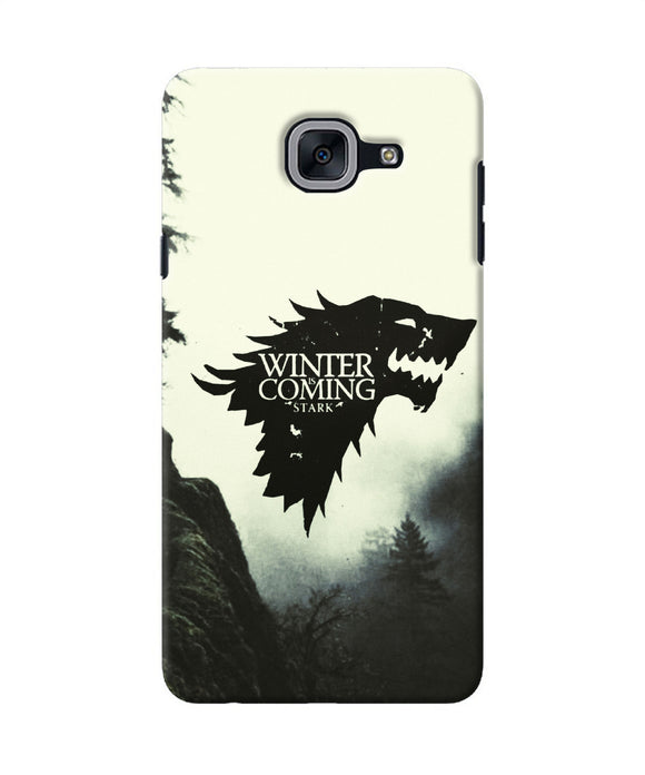 Winter Coming Stark Samsung J7 Max Back Cover