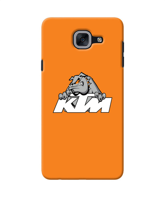 Ktm Dog Logo Samsung J7 Max Back Cover