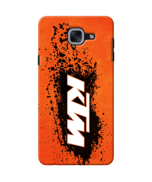 Ktm Black Spray Samsung J7 Max Back Cover