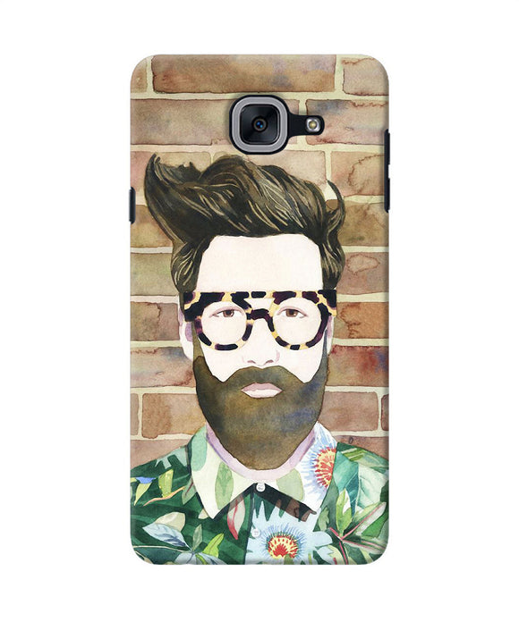 Beard Man With Glass Samsung J7 Max Back Cover