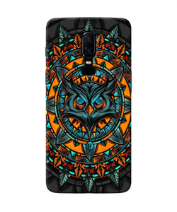 Angry Owl Art Oneplus 6 Back Cover