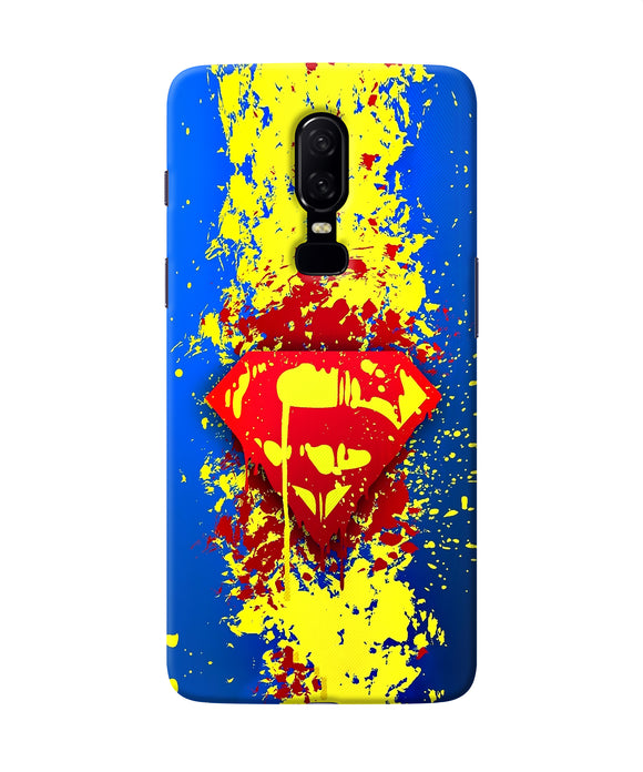 Superman Logo Oneplus 6 Back Cover
