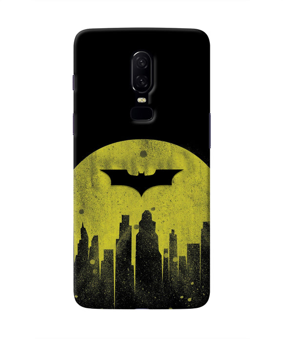 Batman Sunset Oneplus 6 Real 4D Back Cover